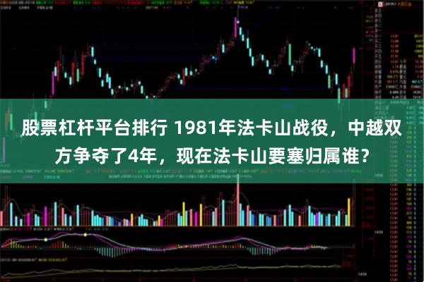 股票杠杆平台排行 1981年法卡山战役，中越双方争夺了4年，现在法卡山要塞归属谁？